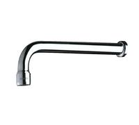 Bec et Raccord de Bec Delabie Chromé 120 mm 941922