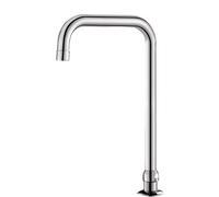 Bec et Raccord de Bec Delabie Chromé h: 220 mm 1306T1