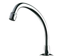 Bec et Raccord de Bec Delabie Chromé Hauteur 200 mm Longueur 200 mm 967202