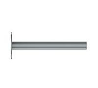 Herzbach Bec mural Siro 30.120200. 2000 .06 rond droit, gris mat