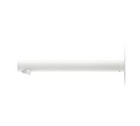 Herzbach Bec mural Siro 30.120200. 2000 .07 rond droit, blanc mat