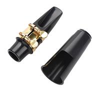 Bec pour Saxophone Alto, Embouchure de Saxophone Alto, Embout De Saxophone Alto Embout Buccal Professionnel Pour Sax Jazz (Noir)