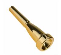 Bec Trompette 7C Débutant Enfant Diamètre Intérieur Bec Trompette(Gold 5C) | Alliage pour cuivre pour robuste, placage or brillant, taille 3C standard, conception assistée par ordinateur, pour joueurs