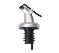 Bec verseur de bouteille d'huile - 8,5 x 3 cm, verseur anti-fuite en acier inoxydable ABS, bouchon rabattable, contrôle du débit fluide | Parfait pour la cuisine, le bar, le restaurant, le café, la di
