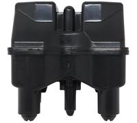 Bec verseur de café compatible avec Melitta Caffeo CI E970-101 E970-103 - Remplacement pour 6617745 - Double module d'écoulement réglable en hauteur - Noir - En plastique - Convient pour machine à