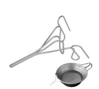 Bec verseur de café infusé à la main - Buse de dérivation d'égouttement en acier inoxydable 50 x 45 mm, fil de camping en plein air, fixation versante, guide d'eau robuste pour théière | Bec verseur d