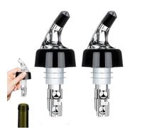 Bec verseur de vin - 2 couvercles de contrôle quantitatifs de 30 ml, buse de distributeur d'alcool précise, amélioration de précision de barman | Solution de service efficace pour la cuisine, la