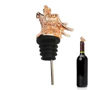 Bec verseur de vin en de zinc - Bec verseur de bouteille de vin - Aérateur de vin unique en forme de tête de dragon - Aérateurs de vin étanches à l'air pour cuisine et BRS