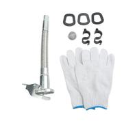 Bec verseur d'huile en métal pour jerrican avec embout flexible 30 cm