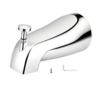 Bec verseur en métal avec mécanisme d'inverseur à traction avant conçu pour les installations en cuivre filetées IPS de 1,27 cm et 1,27 cm (argenté)