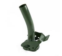 Bec verseur en métal de 38 cm avec buse en caoutchouc flexible, compatible avec les bidons de carburant de 5 L/10 L/20 L, bec verseur en acier vert kaki avec joint d'étanchéité pour automobile