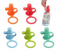 Bec verseur en silicone, portable, réutilisable, universel | Adaptateur verseur pour bouteille d'eau pour enfants, voyage, lait, jus, boissons, école, pique-nique, extérieur, vacances