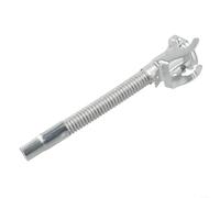 Bec verseur flexible de 30 cm pour bidons de carburant de 5 L, 10 L, 20 L, avec joint en caoutchouc, métal argenté
