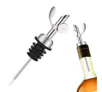 Bec verseur lesté - Accessoire de distribution de liquide de précision | Bec verseur lesté en acier inoxydable | Bec distributeur d'huile d'olive à fermeture automatique pour cuisine, bar, utilisation