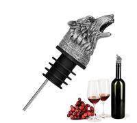 Bec verseur pour aérateur de vin - Tête de loup | Verseur pour vins et liqueurs | Bec sûr, aérateur de liquide | Accessoire de Bar, Cuisine, Maison, Dégustation, Cadeau