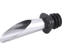 Bec verseur pour bouteille de vin, bec verseur, acier inoxydable avec caoutchouc, maximum Ø2,3cm