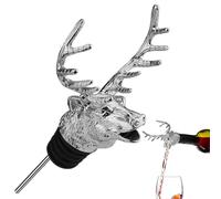 Bec verseur pour Bouteille de vin, tête de cerf, Bec verseur pour Bouteille de Liqueur, aérateur de vin, Bec verseur, Cadeau pour Les Amateurs de vin, Les propriétaires de Maison et de Bar