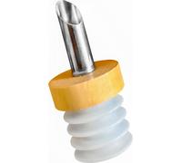 Bec verseur pour bouteilles en inox en bois- 1 set