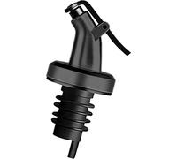 Bec verseur pour bouteilles Noir avec bouchon en plastique en 1 set
