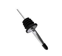 Bec verseur rapide - Adaptateur en acier inoxydable 10,5 x 3 cm, régulateur de débit en 14 g, bouchon d'étanchéité en TPE | Accessoire de barman pour la distribution contrôlée de boissons, Kit