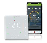 BecaSmart Série 006 Thermostat Intelligent Wi-FI pour Chauffage à l'eau 5A Écran Tactile Compatible avec Google Home et Amazon Echo Télécommande Blanc