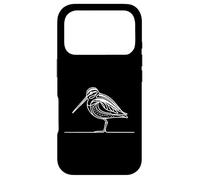 Bécassine de Wilson Art Linéaire | Oiseau Limicole Coque pour iPhone 17 Pro