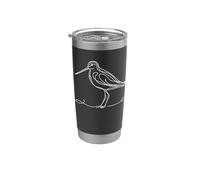 Bécassine Linéaire Observateur d'Oiseaux Gobelet isotherme en acier inoxydable double paroi