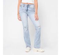 Becca Mid Rise Bootcut Flap bleu 27
