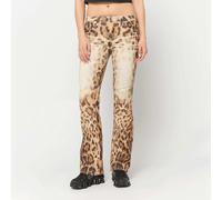 Becca Mid Rise Bootcut Flap brun 28