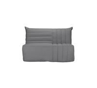 Banquette BZ 3 places BECCI - Tissu gris - BULTEX - Made in France - L 142 x P 101 cm