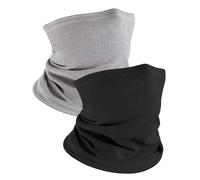 Becellen 2 Pièces Multiusage Cache Cou, Hiver Thermique Tour de Cou Élastique Tubulaire Foulard Ultra-Douce Cache Nez pour Homme Femme