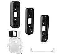 BECEMURU Kit de support de plaque murale pour sonnette vidéo Blink avec module de synchronisation Blink 2 crochets et câble de charge compatible avec la sonnette vidéo Blink