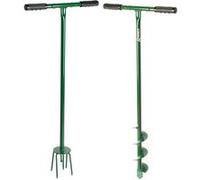 Bêche à griffe - Ribiland PRGB1 - manuelle à 5 dents - haute résistance -Tarière manuelle, fraise 100mm