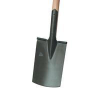 Bêche de chantier LÖWE 285x185/180mm taille 2 Gärtner Form avec protection de marche et manche en T en frêne