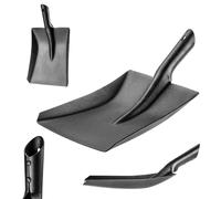 KADAX Pelle de jardin sans poignée, robuste, pour le jardin, universelle, sans manche, en acier, pelle à sable (noir, 41,5 x 24 cm)