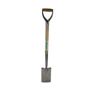 Jardinion bêche Acier INOX 103cm Manche Y, Pelle Jardin Bois, Lame 29 x 18cm