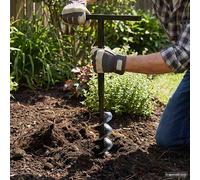 Bêche et tarière manuelle 200 mm avec Rallonge 13 m acier