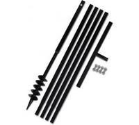 Bêche et tarière manuelle 80 mm avec rallonge mèche outils garage atelier bricolage Helloshop26 3402071 G