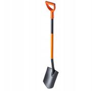 KADAX bêche, L : 125 cm, bêche de Jardinier, Pelle de Jardin avec Manche en Acier, Pelle, Pelle de Tombe, bêche de Tombe pour Jardin, bêche de Plantation, bêche de Jardin avec Manche métallique