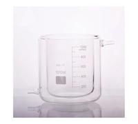 Bécher à double paroi, forme basse graduée 1000 ml, piège à froid double paroi gradué, flacon de réaction photocatalytique