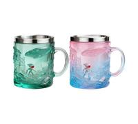 Bécher De Boisson Spatiale - Gobelet Cadeau En Céramique, Récipient À Boisson Rétro, Porte-thé Fantastique, Stein De Science-fiction | Verres Décoratifs En Céramique, Plaisir Quotidien Relaxant