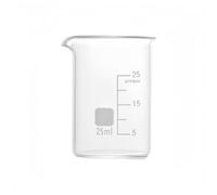 Bécher de forme basse en verre borosilicaté G3.3 de 10 à 5000 ml, tasse à mesurer professionnelle graduée en verre, 1 pièce(25)