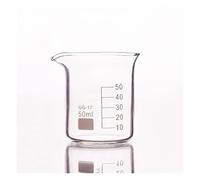Bécher de laboratoire en verre borosilicaté transparent forme basse, 50/100/150/200/250/500/1000/2000/3000 ml Équipements de laboratoire