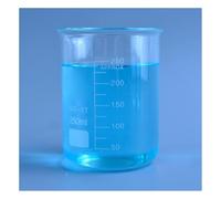 Bécher en verre borosilicaté, 3. Paroi de bécher laboratoire en verre borosilicaté forme basse, 5 à 250 ml(250ml)
