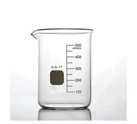 Bécher en verre, équipement d'expérimentation, 50 100 150 250 500 800 1000 2000 3000 5000 ml, résistant aux hautes températures Équipements de laboratoire