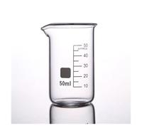 Bécher gradué haut en verre borosilicaté résistant aux hautes températures, 50/100/150/250/300/500/800/1000 ml/2000 ml(500ml 2pcs)