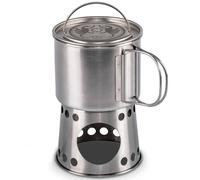 Becher Petromax 2 En 1 - Plaque De Cuisson Et Becher En Acier Inoxydable 750 Ml