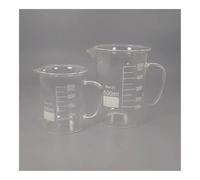 Bécher scientifique en verre borosilicaté, Bécher de laboratoire chimie avec poignée en verre, 50-2000ml, 1 pièce(2000ml)