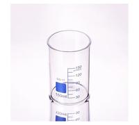Bécher scientifique en verre borosilicaté, Bécher en verre borosilicaté forme basse sans bec 150 ml 60 x 2,8 87 mm avec/sans couvercle(Without lid 150ml)