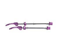 Béchette à version rapide à 2 packs pour vélos de montagne et de route - Écrous de roue d'essieu avant et arrière - Design léger et durable - ajustement universel pour les (Violet)